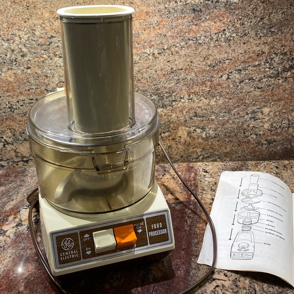 General Electric Kitchen Vintage Ge Food Processor Perfect